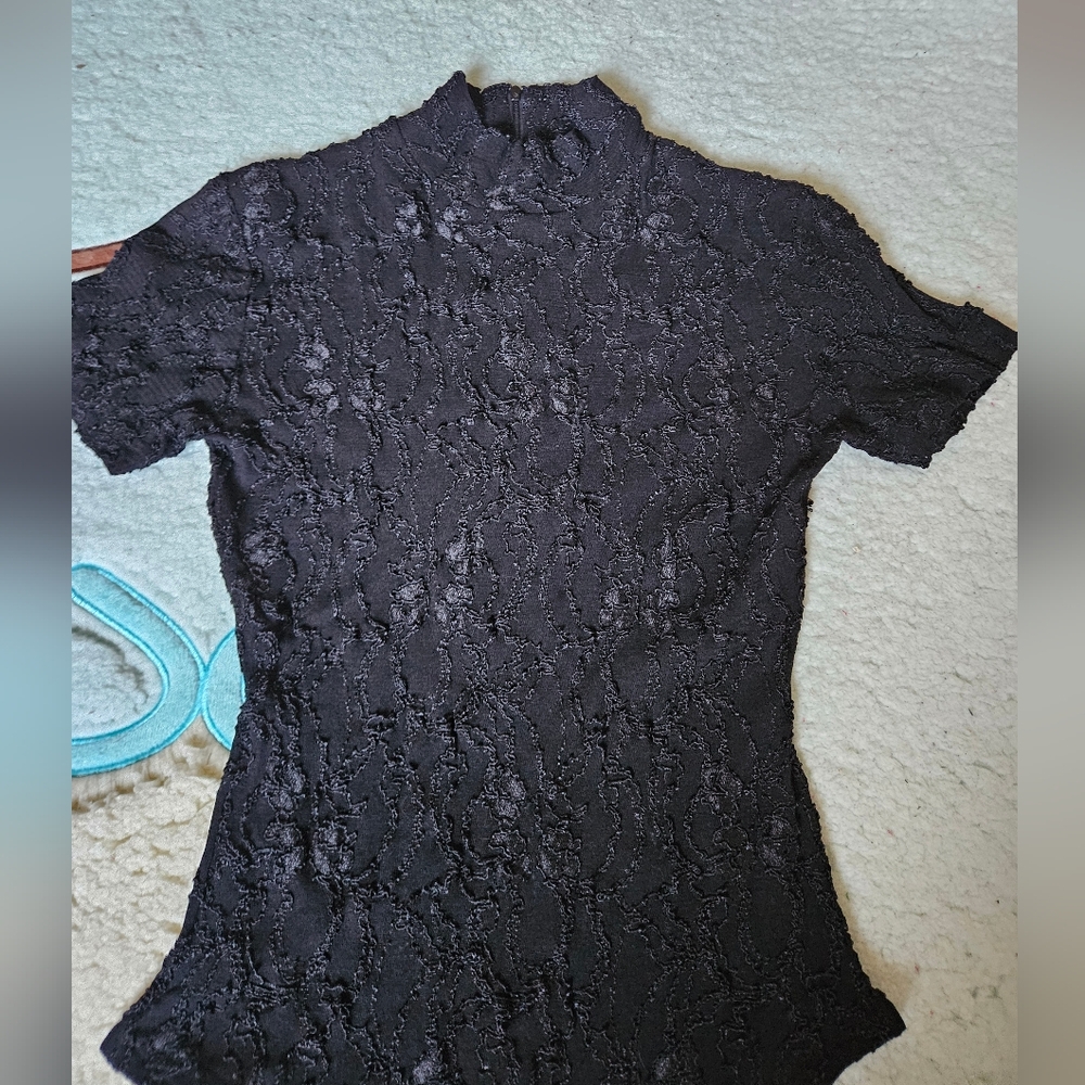 Vintage Victoria's Secret Black Lace Bodysuit 90s | Women's | Size: M